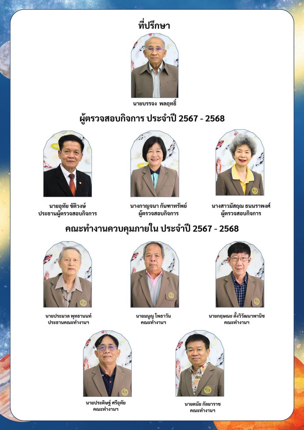 ผู้ตรวจสอบกิจการ ประจำปี 2567-2568